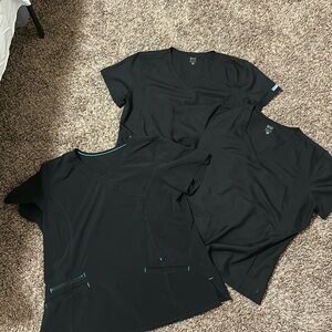 Black scrub tops!